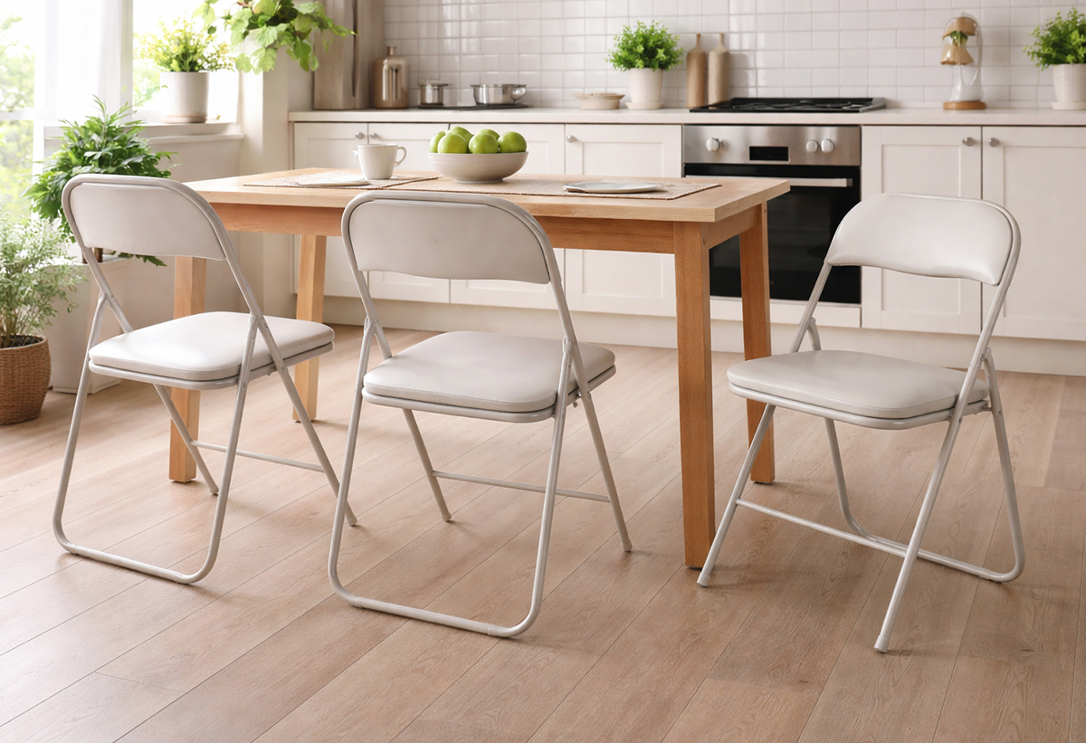 Απεικονίζεται η καρέκλα σε μια τραπεζαρία.